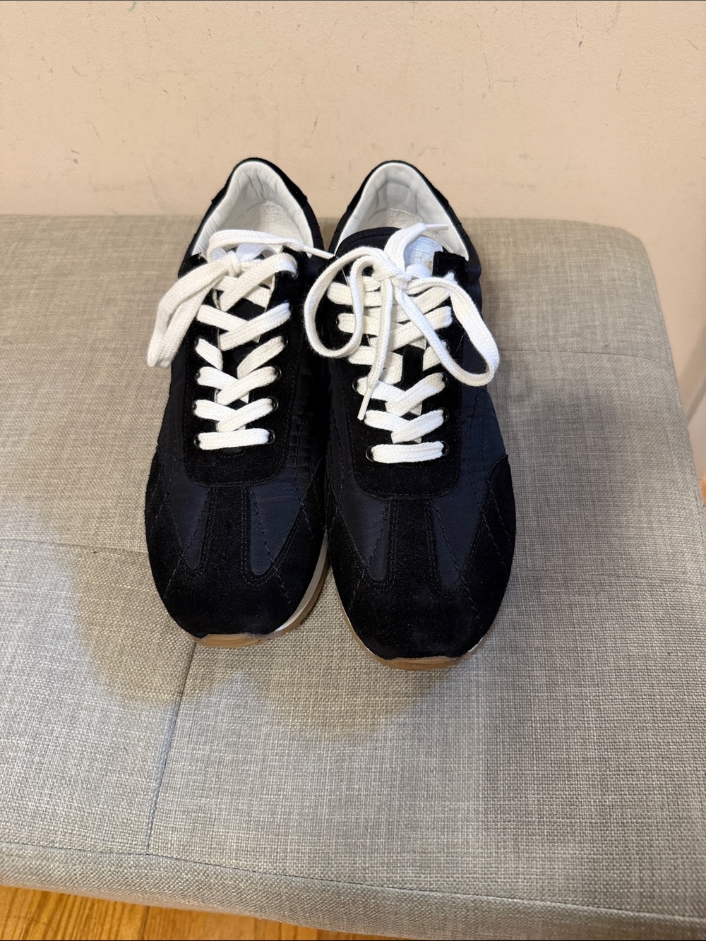 Toteme Black and White Women's Sneakers